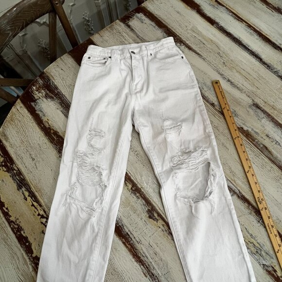 Pistola Presley High Rise Relaxed Roller 27 Fits Like a 4 Blizzard Distressed - Picture 3 of 12
